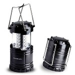 Ultra Bright LED Lantern - Camping Lantern - for Hiking, Emergencies, Hurricanes, Outages, Storms, Camping - Multi Purpose - Black - Divine LEDs